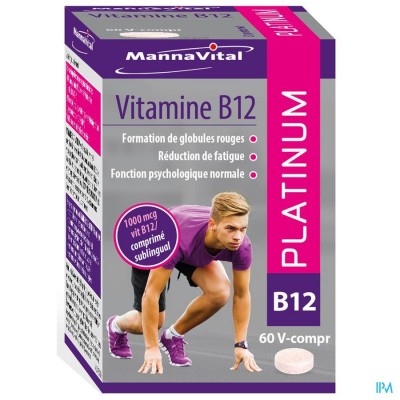 Mannavital Vitamine B12 Platinum  V-CAPS 60