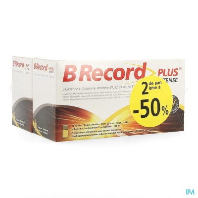 B Record Plus Intense Flacon 20x10ml Promo 2e -50%