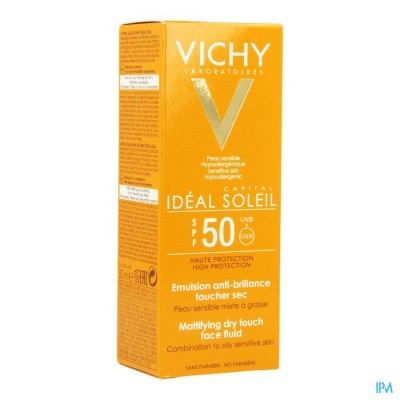 VICHY CAP SOL IP50+ GEZICHTSCR DRY TOUCH 50ML