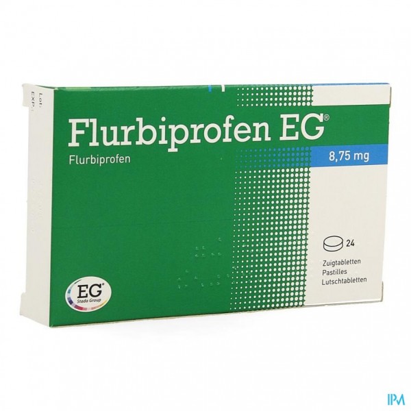 Flurbiprofen EG 8,75Mg Zuigtabletten 24