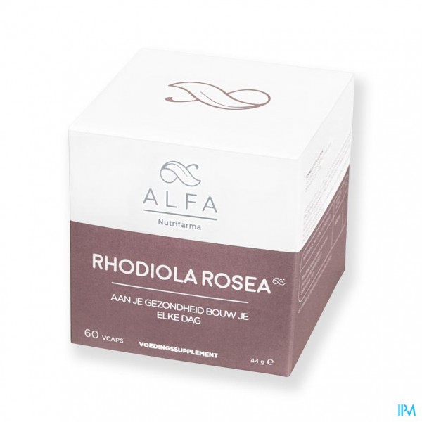 Alfa Rhodiola Rosea 500mg V-caps 60